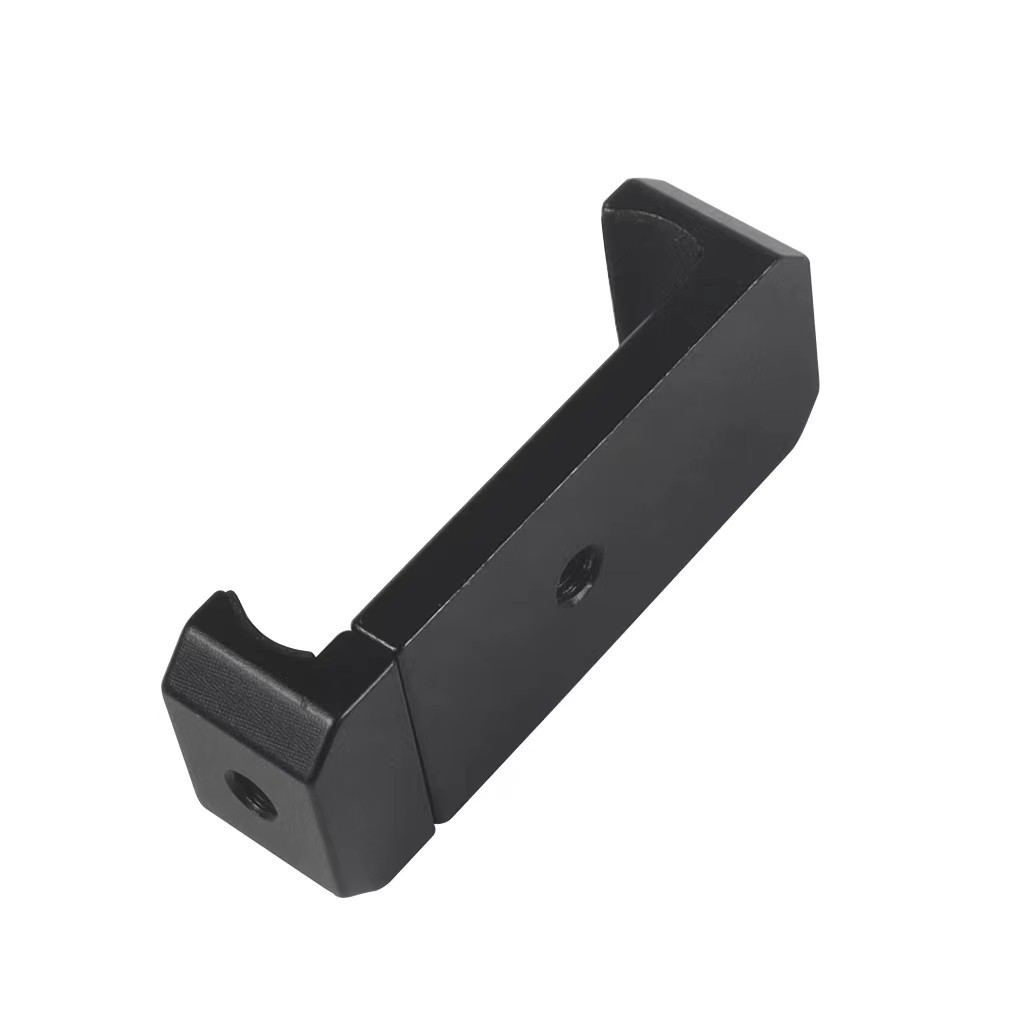 Fill light, hot shoe, mobile phone holder, universal selfie stick, straight clip, E-shaped stretch metal clip, mobile phone live streaming accessories Item Picture
