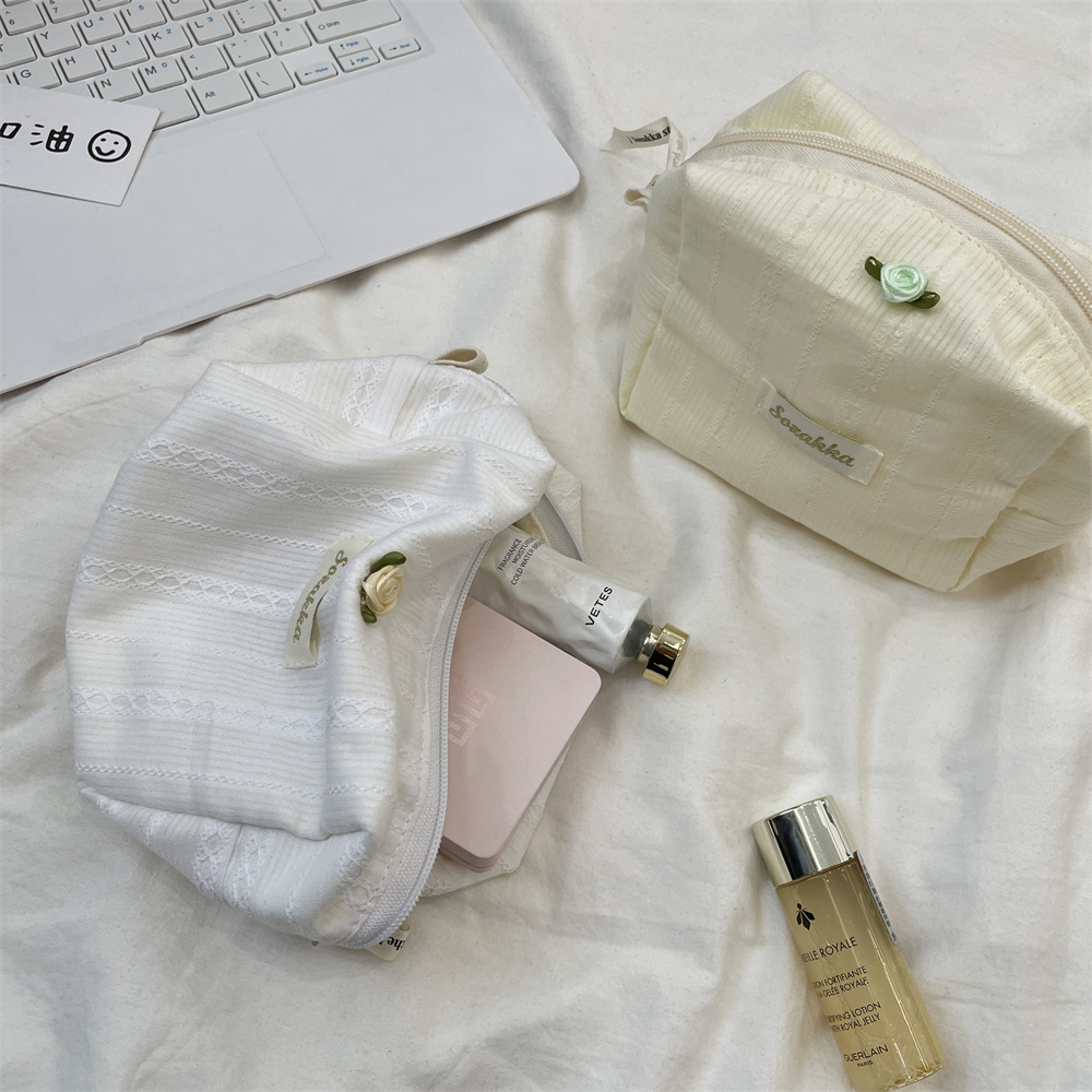 54181 New Rose Cosmetic Bag, large-capacity skin care product storage bag, travel toiletries cosmetic bag Application Scenario