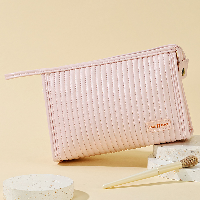 Runhui White-collar Cake Makeup Bag, Candy-colored Makeup Bag, Convenient Travel Toiletry Bag, Storage Bag, Makeup Bag wholesale full figure