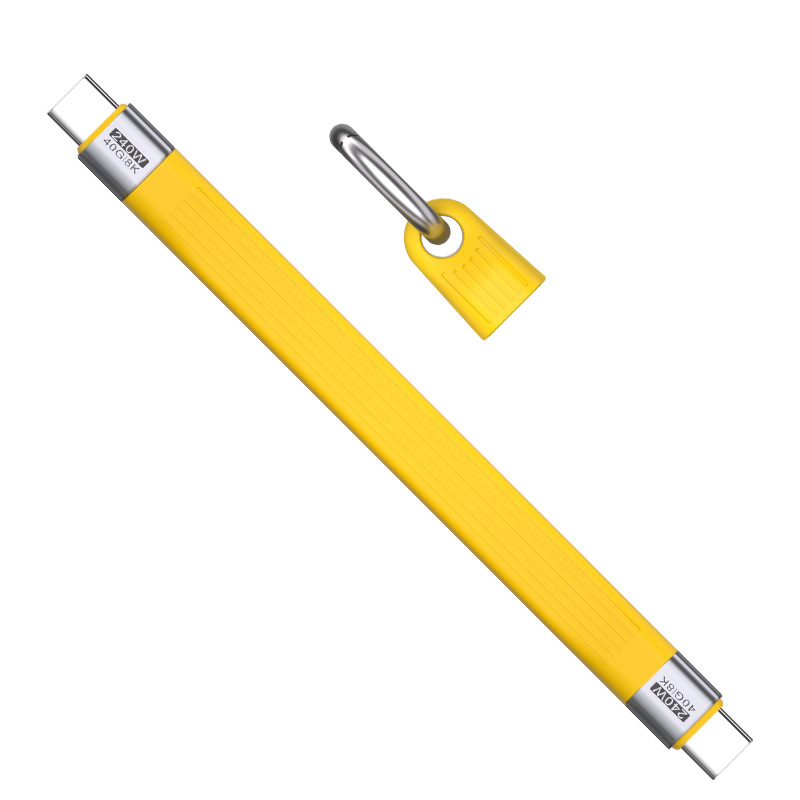 4K8K video cable, 40GB flexible flat cable, USB4.0 high-speed transmission, Type-C 3.2 keychain short cable engineering test Specification drawing