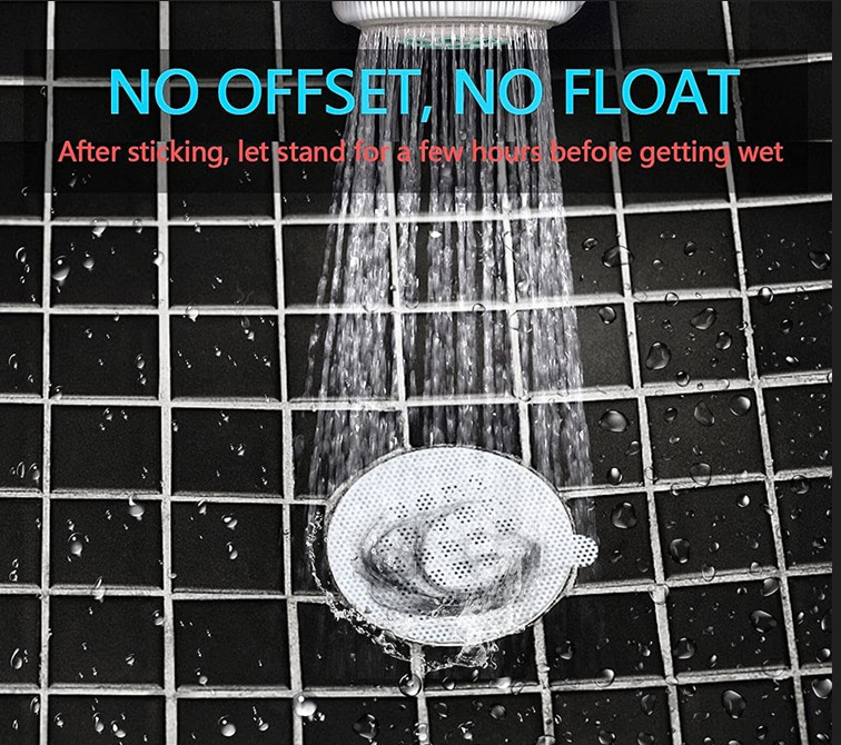 Drain Hair Catcher Disposable shower hair extension device Mesh sticker Shower drain device mesh sticker details Picture