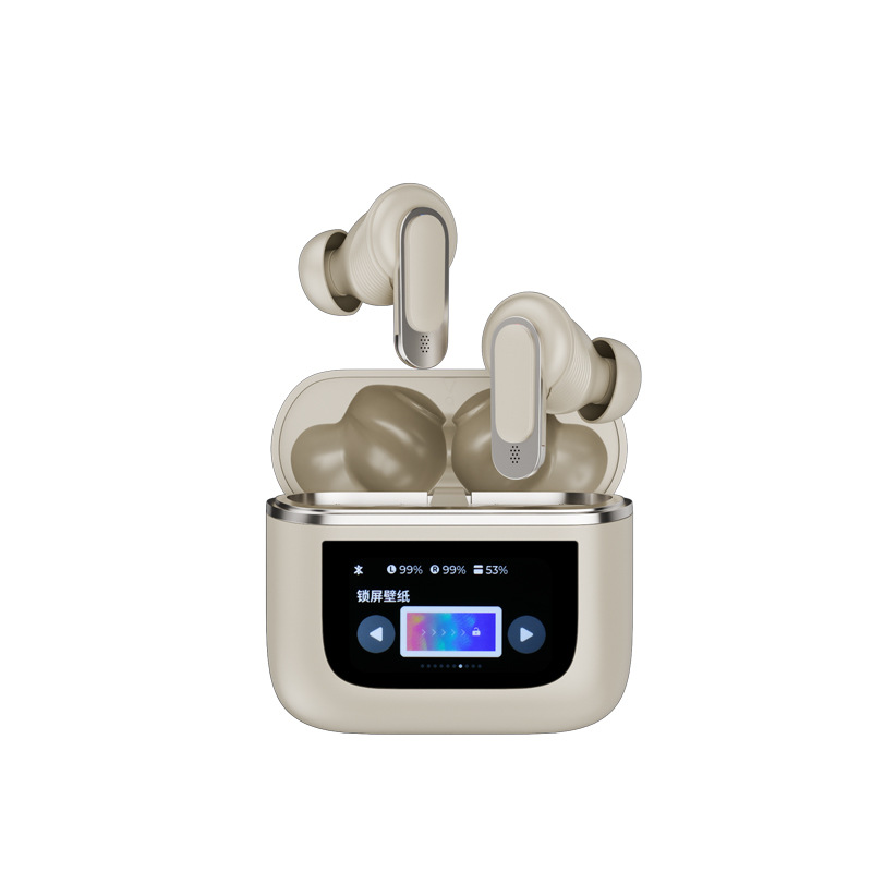 V8 display, A9pro Bluetooth headphones, A10 noise cancellation, ANC wireless in-ear TWS translation, AI color screen, long battery life Item Picture