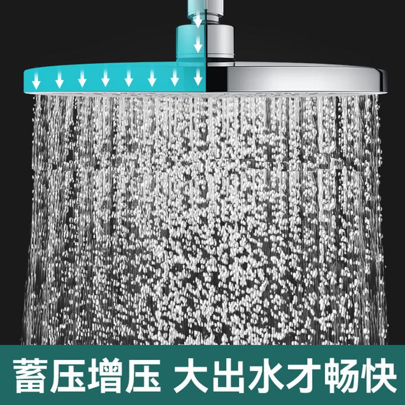 【23CM Large top Shower 】 Hotel large shower head, top shower head, pressurized rain shower, single showerhead, flower sun-drying head, bathing details Picture