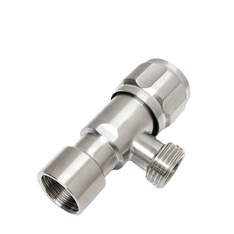 304 stainless steel 4-inch internal thread, 4-inch water inlet internal and external thread, triangle valve, stop valve, internal thread, cold water heater switch Item Picture