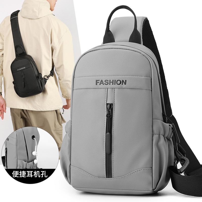 New men's backpack, versatile casual single-shoulder crossbody bag, trendy and fashionable crossbody bag for both men and women, and business bag for men full figure