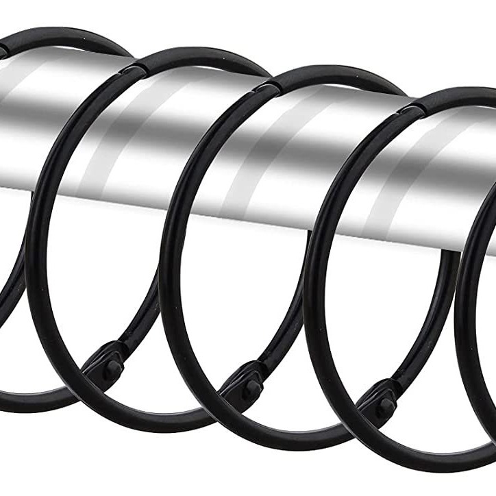 Factory stock open ring, curtain ring, bath curtain ring, open iron ring, 50MM inner diameter bath curtain ring details Picture