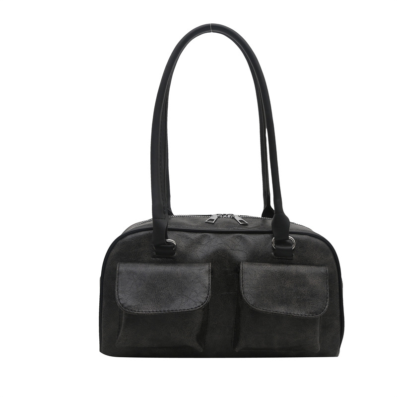 Retro underarm bag for women 2025 New large-capacity, retro and simple commuter tote bag, fashionable and casual single-shoulder bag Item Picture