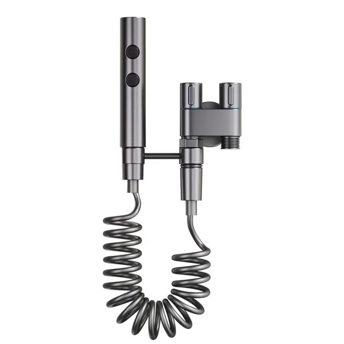 Household bidet toilet companion spray gun faucet one in and two out companion household bathroom high-pressure water gun spray Item Picture