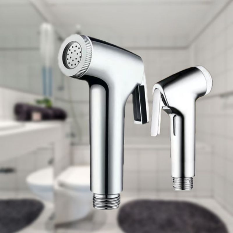 Portable shower head, bidet shower head, bathroom pressurized water gun, household cleaning and flushing device, screw water-saving Specification drawing