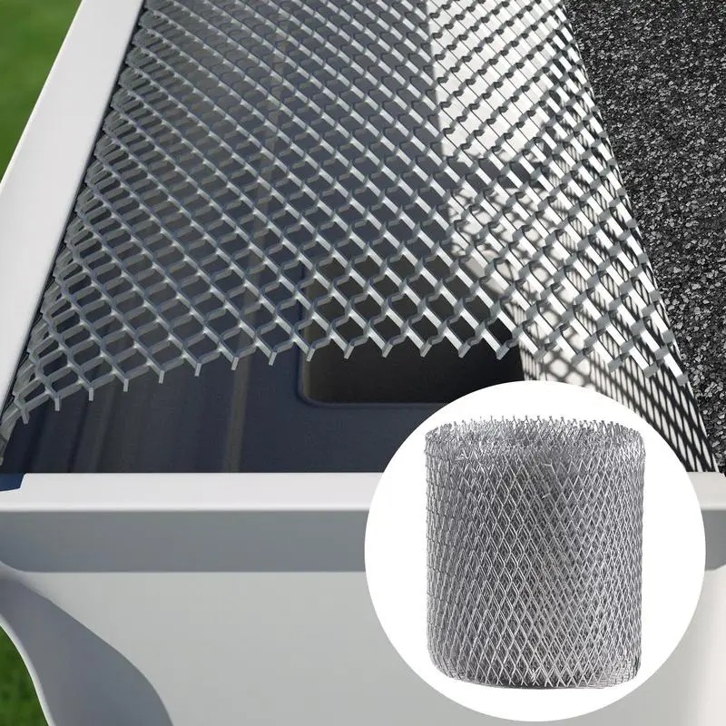 Cross-border roof gutter leaf filter screen, eave net leaf filter, drainage ditch protector, roof anti-clogging Application Scenario