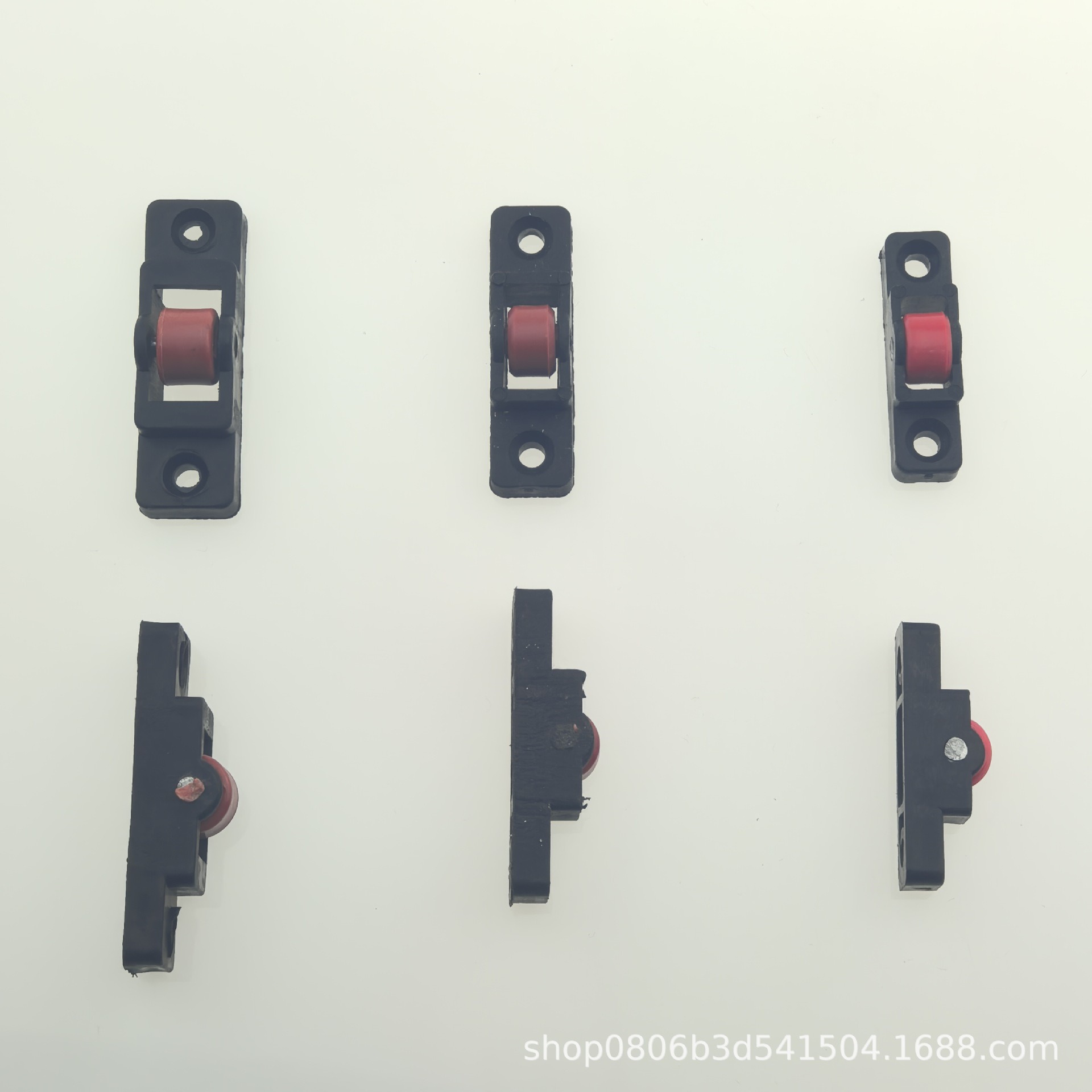Window and door accessories, diamond mesh screen window pulley, 55-77-886 type groove wheel roller needle roller bearing, plastic steel screen window pulley details Picture