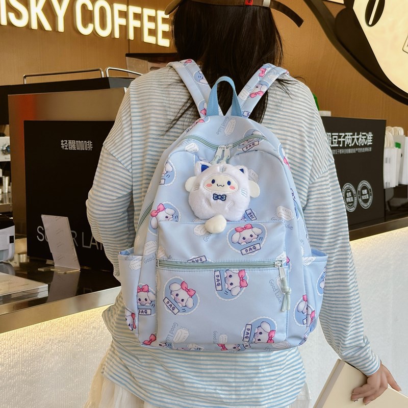 New Korean-style children's schoolbags, cartoon kindergarten schoolbags, Instagram cute anime backpack, boys' and girls' backpacks Specification drawing