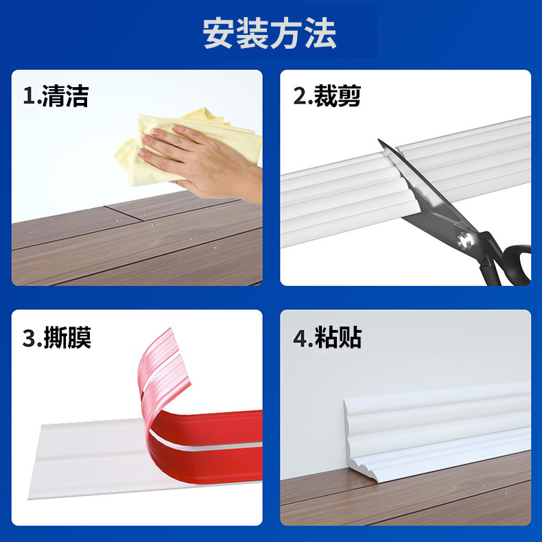 Cross-border children's anti-collision strips, self-adhesive anti-collision stickers, corner sealing stickers, inner and outer corner protection strips, seam sealing and edge wrapping strips Application Scenario