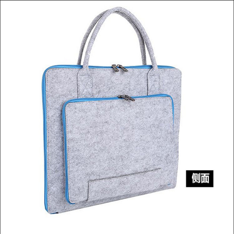 In-stock computer bag, fashionable hand-held case, tablet Apple wool felt shockproof 13-inch laptop inner liner computer bag Application Scenario