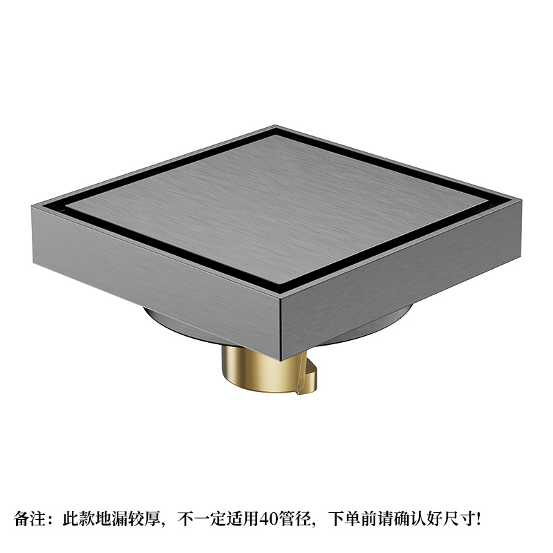 All-copper floor drain, universal large-capacity submersible bathroom shower room floor drain, anti-odor modification pipe for boats, pure copper floor drain Application Scenario