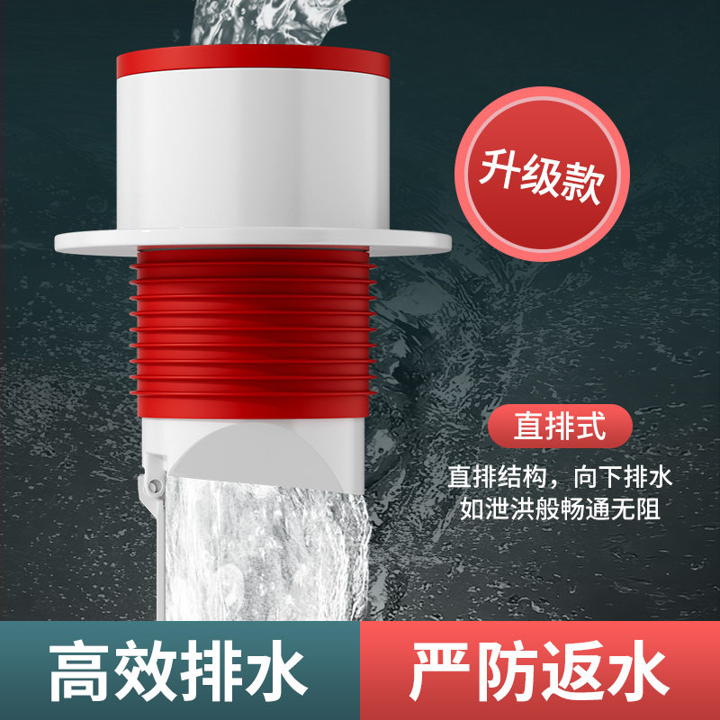 Kitchen anti-odor sealing plug, three-way single-way multi-functional drainage pipe, bathroom floor drain anti-odor backflow magic tool Item Picture