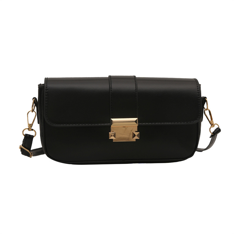 The 2024 new women's single-shoulder and underarm bag features a niche design, a fashionable small square bag, and a simple yet stylish handbag Item Picture
