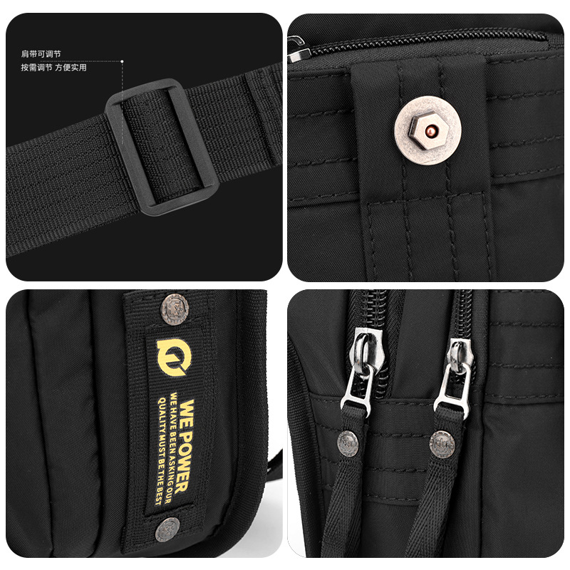 WEPOEWR's new commuter travel chest bag, outdoor cycling men's leg-binding bag, and convenient tactical waist bag for sports Application Scenario