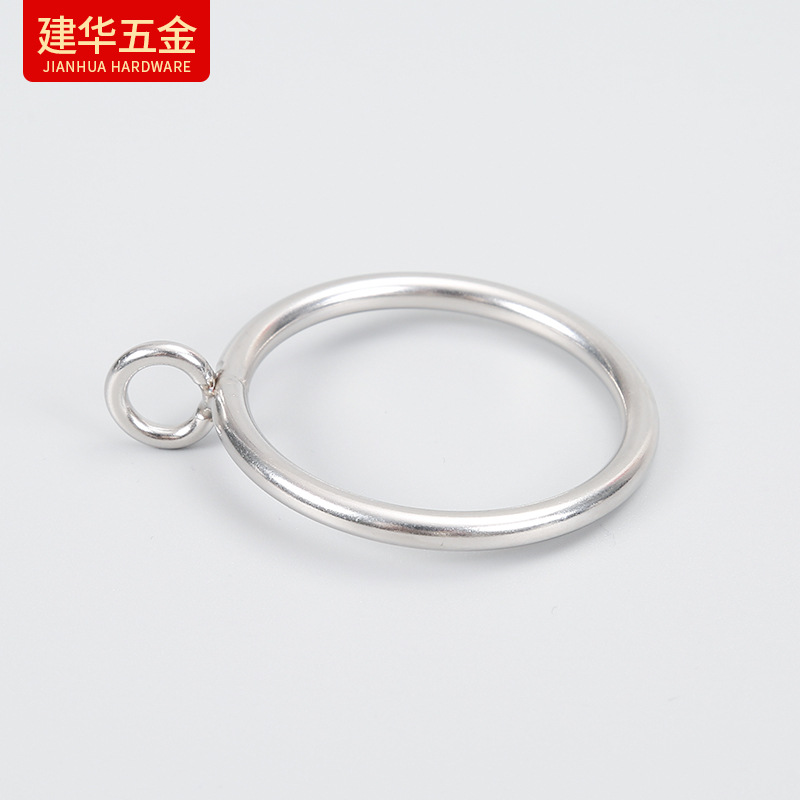 Factory wholesale 304 stainless steel Roman ring curtain ring, Roman ring with ear ring, hanging ring curtain ring details Picture