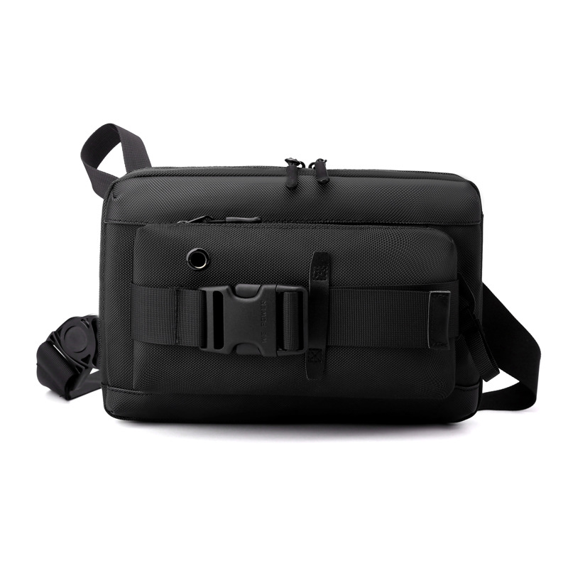 WEPOWER's new functional crossbody bag is a multi-functional and versatile men's chest bag, a sporty and trendy single-shoulder crossbody bag Item Picture