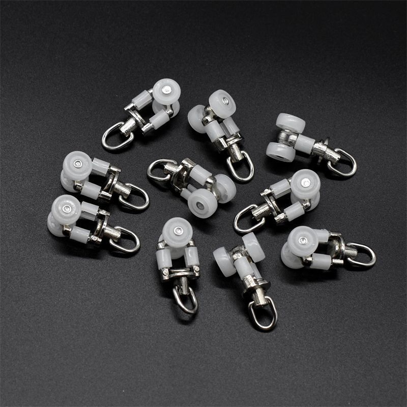 Curtain track accessories: universal sliding wheels, rollers, metal curved rails, straight rails, guide rails, hooks, rings, slides, running wheels, sliding wheels details Picture
