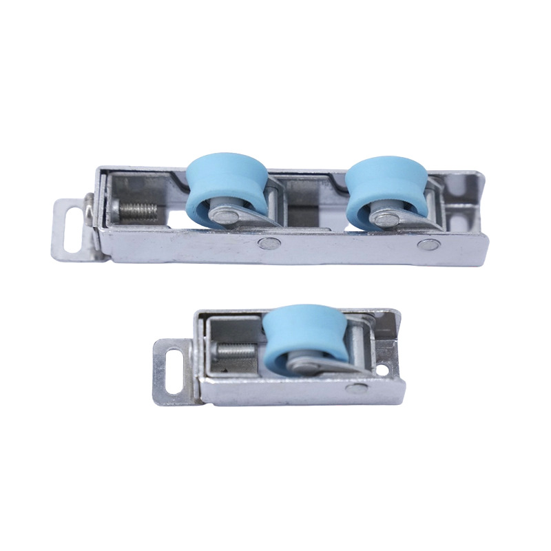 Factory wholesale steel shaft single-wheel nameplate broken bridge window and door pulleys, aluminum alloy sliding window and door pulleys, window and door accessories Item Picture