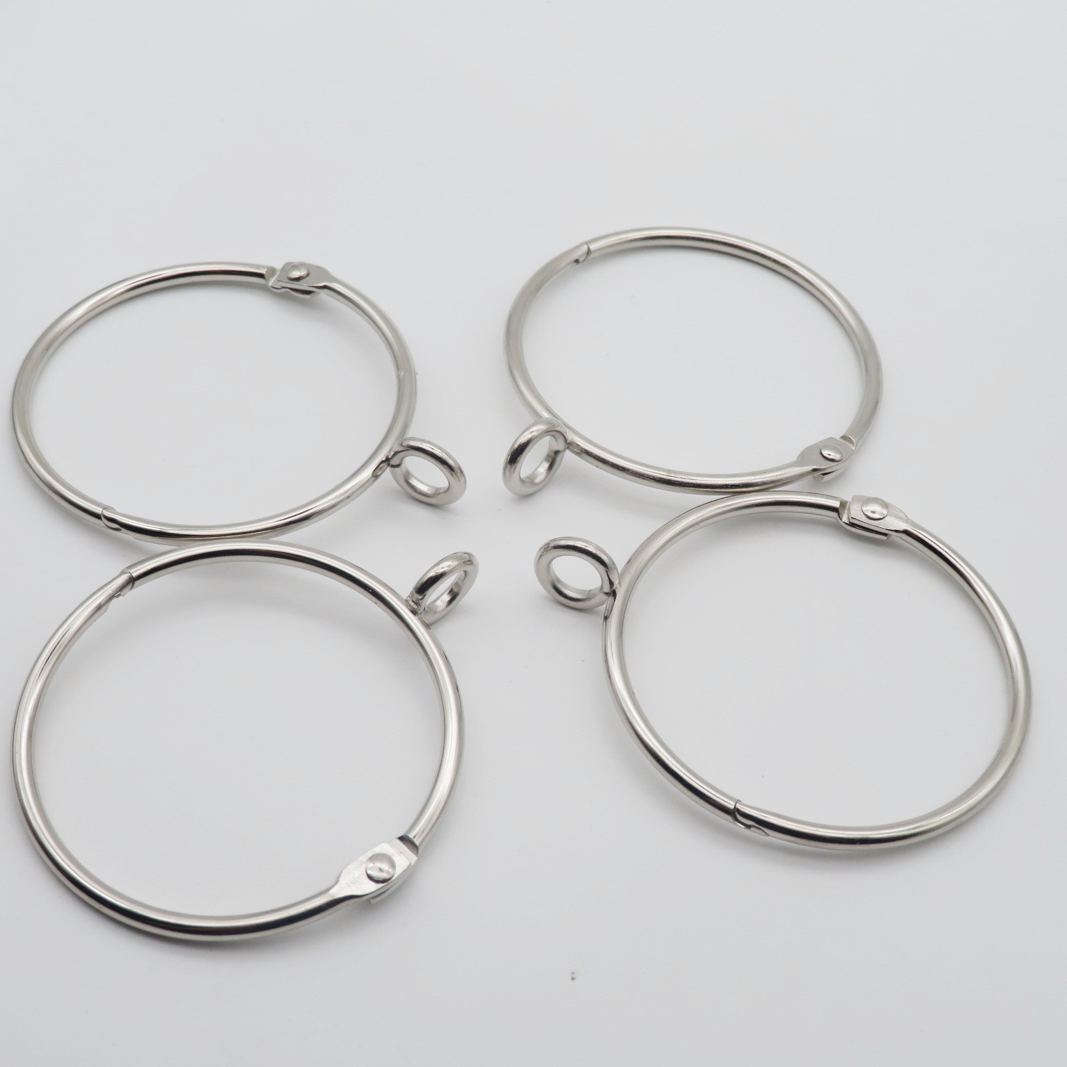 In stock: Open curtain ring, Roman ring, Roman ring, open curtain hanging ring, live opening pull ring, curtain buckle Application Scenario