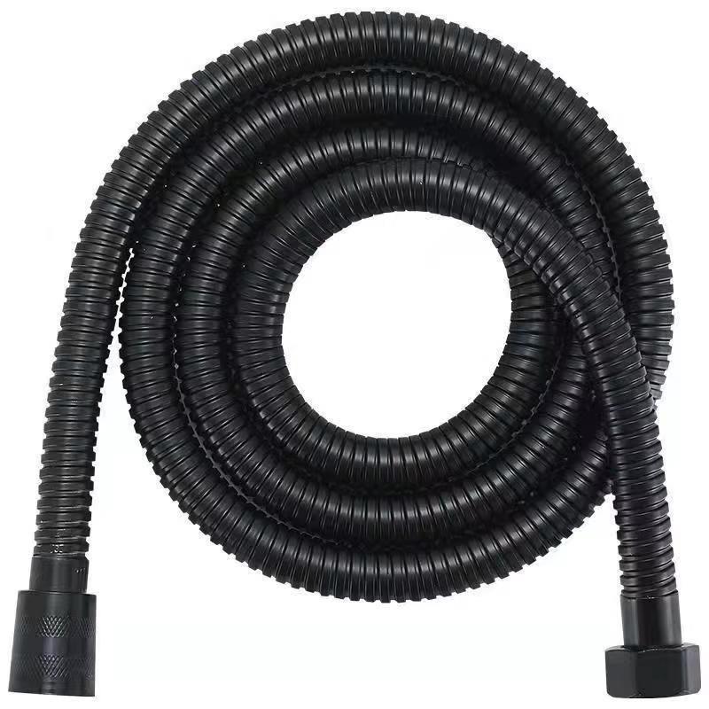 Stainless steel shower hose, showerhead hose, explosion-proof rain shower head, water pipe, electroplated metal hose, 1.5 meters, 2 meters details Picture