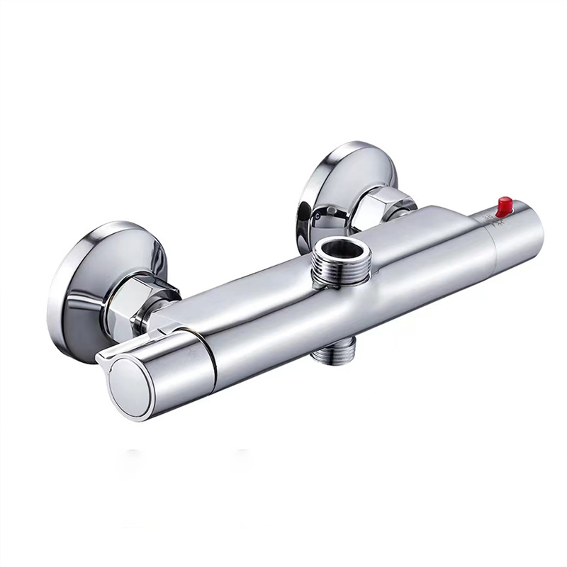 Foreign trade constant temperature mixing valve, all-copper constant temperature shower faucet, electric water heater, solar constant temperature valve, mixing valve Item Picture