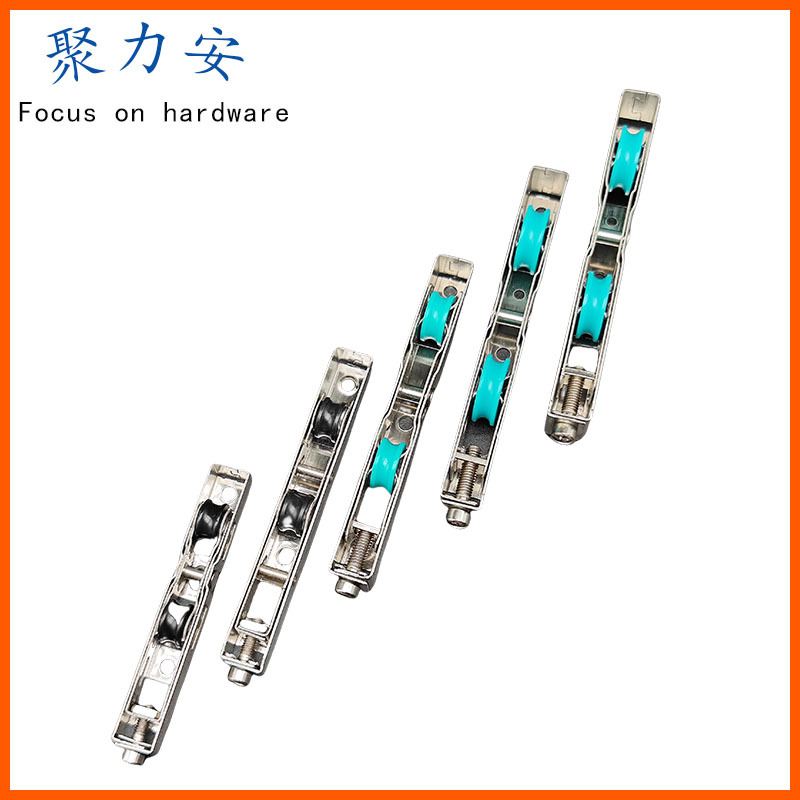 Logistics sliding door floor wheels, stainless steel bottom wheels, extremely narrow door wheels, heavy-duty door wheels, long strip wheels, glass door Application Scenario