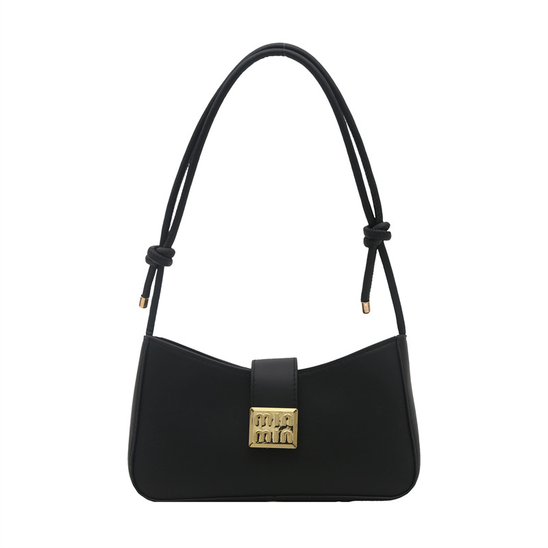 Retro baguette bag, underarm bag, women's bag, Spring 2025 new retro and fashionable single-shoulder bag, versatile crossbody women's bag Item Picture