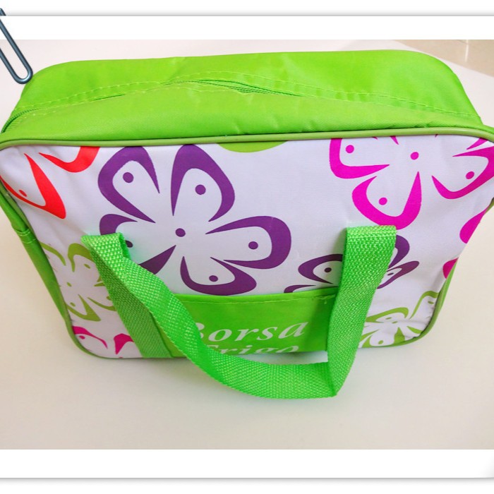 Customized travel agency gym advertising storage bags, LOGO customized travel bags, QR code printed handbags based on provided drawings Specification drawing