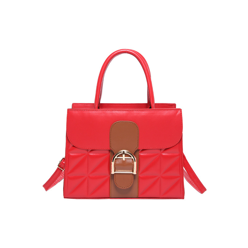 A new autumn/winter 2024 European and American retro fashion, simple and casual, versatile and trendy single-shoulder crossbody small square bag Item Picture