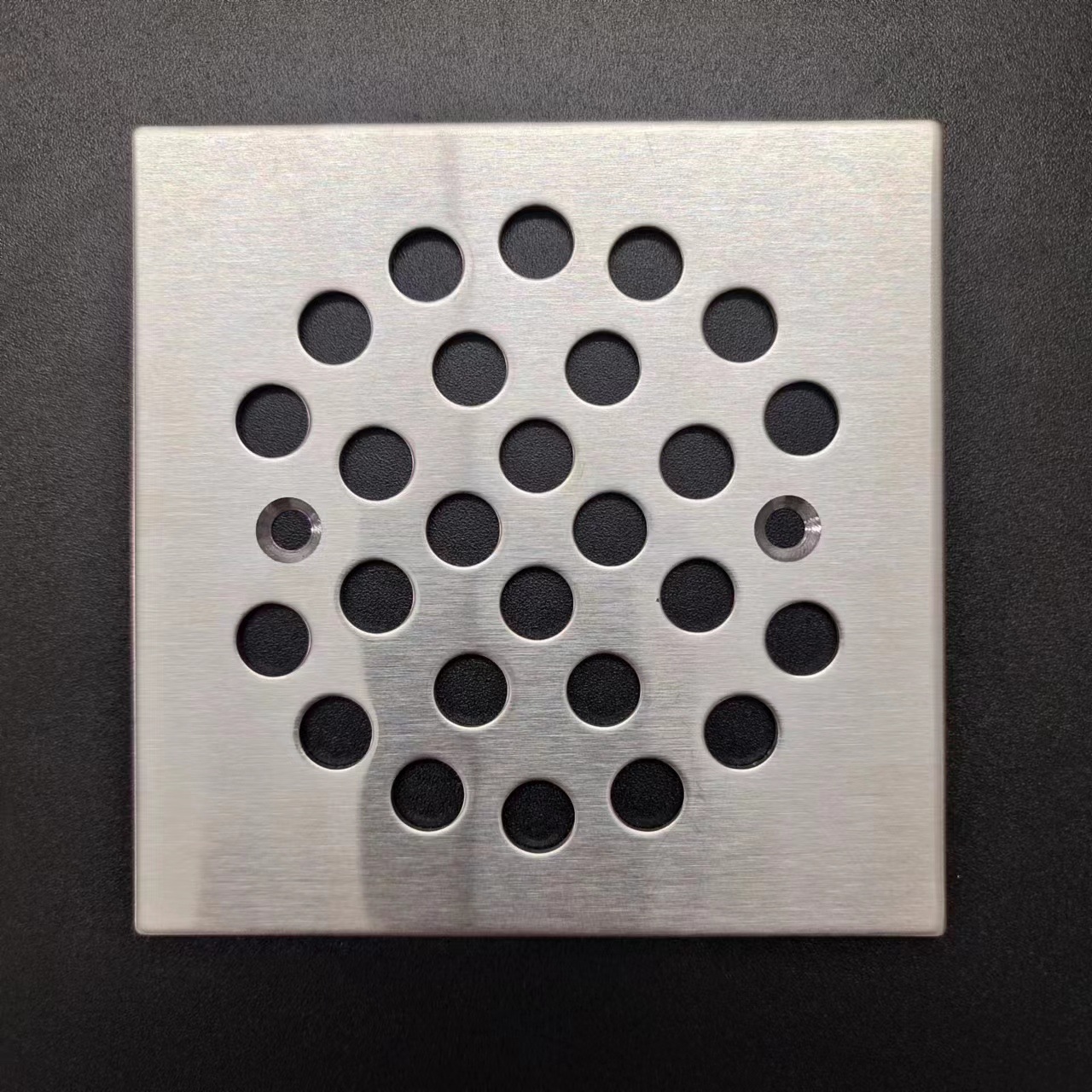 Yuyao factory 4-inch stainless steel floor drain cover plate, stainless steel floor drain filter screen plate, 304 stainless steel 201, European and American Specification drawing