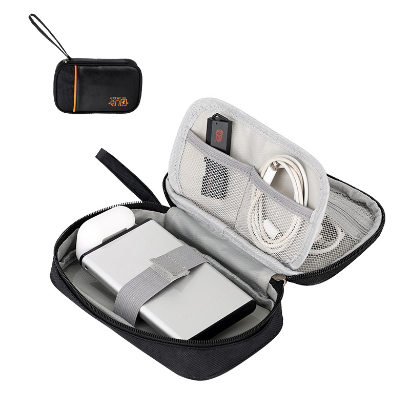 Redner portable digital bag, Travel Data cable storage bag, Mini storage bag, Power Bank data cable storage bag Item Picture