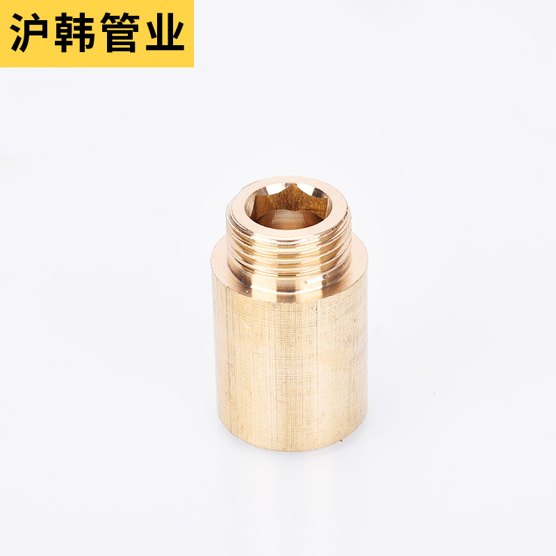 All-copper 4-inch inner and outer wire extension joint, thickened and lengthened, Angle valve faucet, Allen extension direct Application Scenario