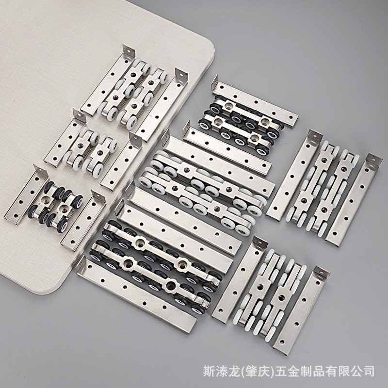 Wooden door sliding door hoist wheel, super static bearing pulley, door, solid wood door, stainless steel sliding door hoist wheel rail Specification drawing