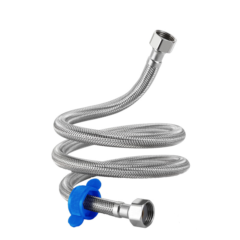 304 stainless steel braided metal hose, high-pressure water pipe, batch water supply, water heater, toilet, cold and hot water inlet hose Item Picture