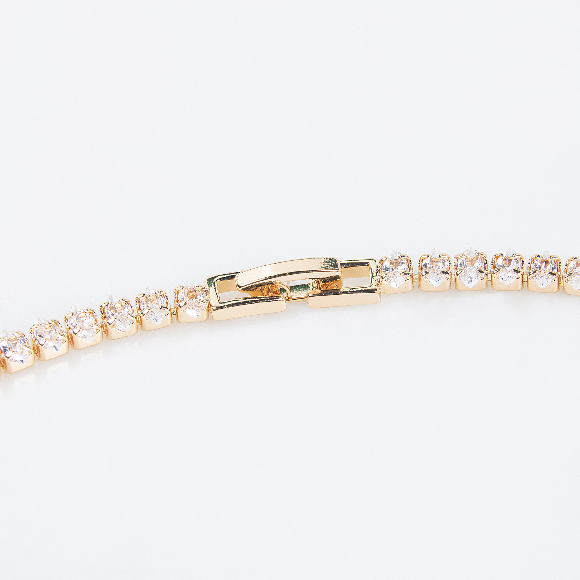 格蒂莎LYTJ30267跨境专供韩版AAA锆石套装项链女小众设计感耳环简约气质百搭耳饰水滴耳环白底实物图