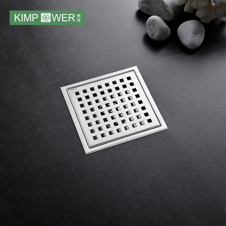 304 stainless steel floor drain, balcony floor drain, hardware, anti-odor, anti-backflow, anti-insect, multi-specification bathroom floor drain wholesale details Picture