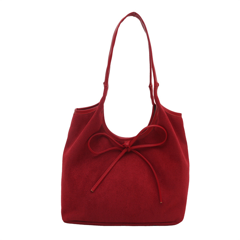 This year, the 2025 new style of fashionable single-shoulder crossbody bag for women with small bags is in vogue. It's a versatile bow crossbody bucket bag Item Picture