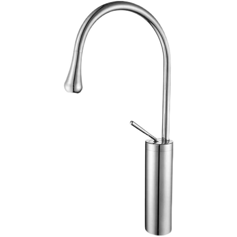European-style water drop faucet, bathroom cabinet, rotating countertop basin faucet, bathroom balcony, cold and hot basin faucet Item Picture