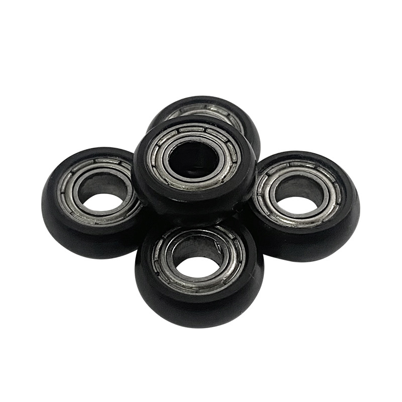 The manufacturer produces special rubber-coated pulleys, rollers and bearings for folding screen doors and Windows Item Picture