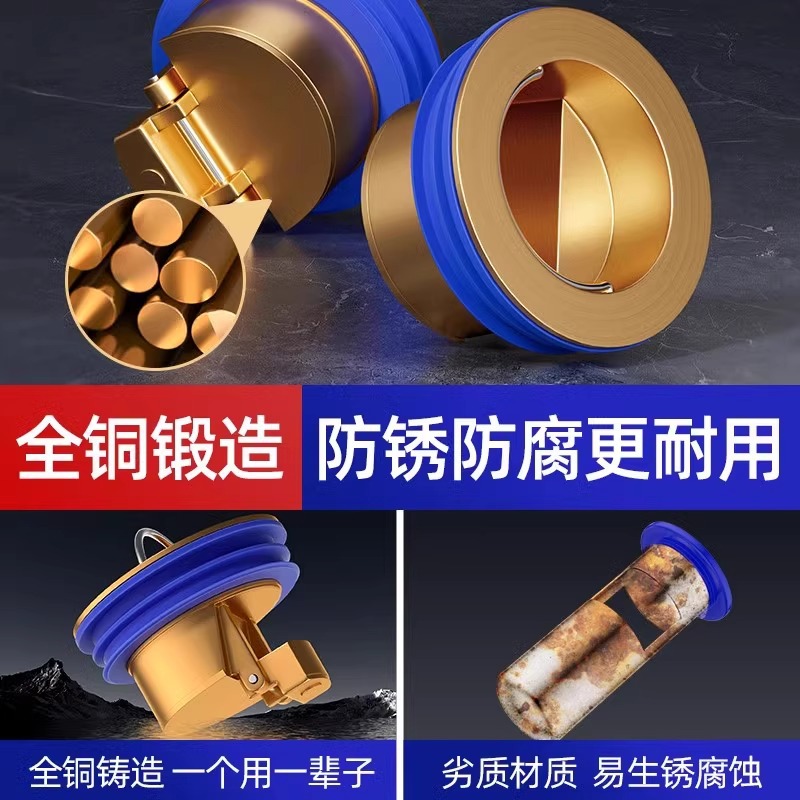 Anti-odor floor drain core for sewer pipes, anti-odor floor drain device, anti-odor sealing ring for drainage pipes and sewers, bathroom floor drain cover details Picture