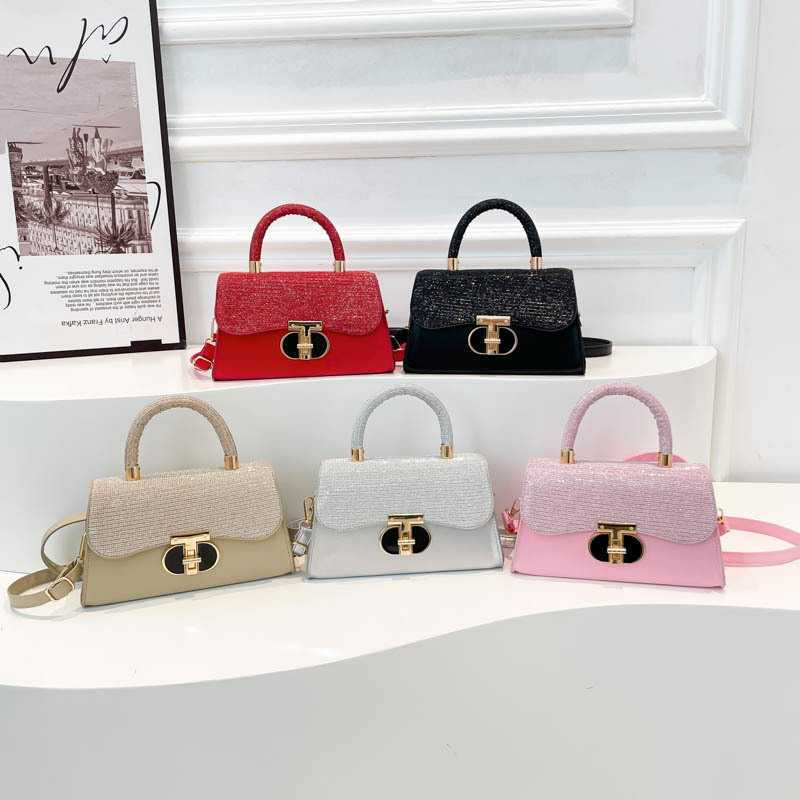 Cross-border Women's 2025 new style high-end spring retro single-shoulder crossbody small square commuter handbag full figure
