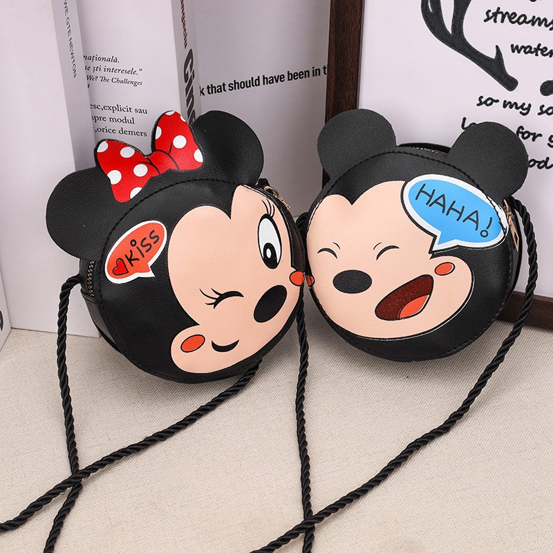 Summer Korean-style children's bags, fashionable single-shoulder crossbody bags for outings, new little girl personality crossbody bags, cute and girlish full figure