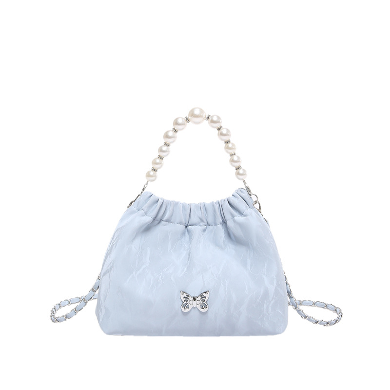 The Korean-style niche pleated cloud bag is versatile, elegant and simple. The new commuter dumpling bag is a high-end crossbody bag for girls Item Picture