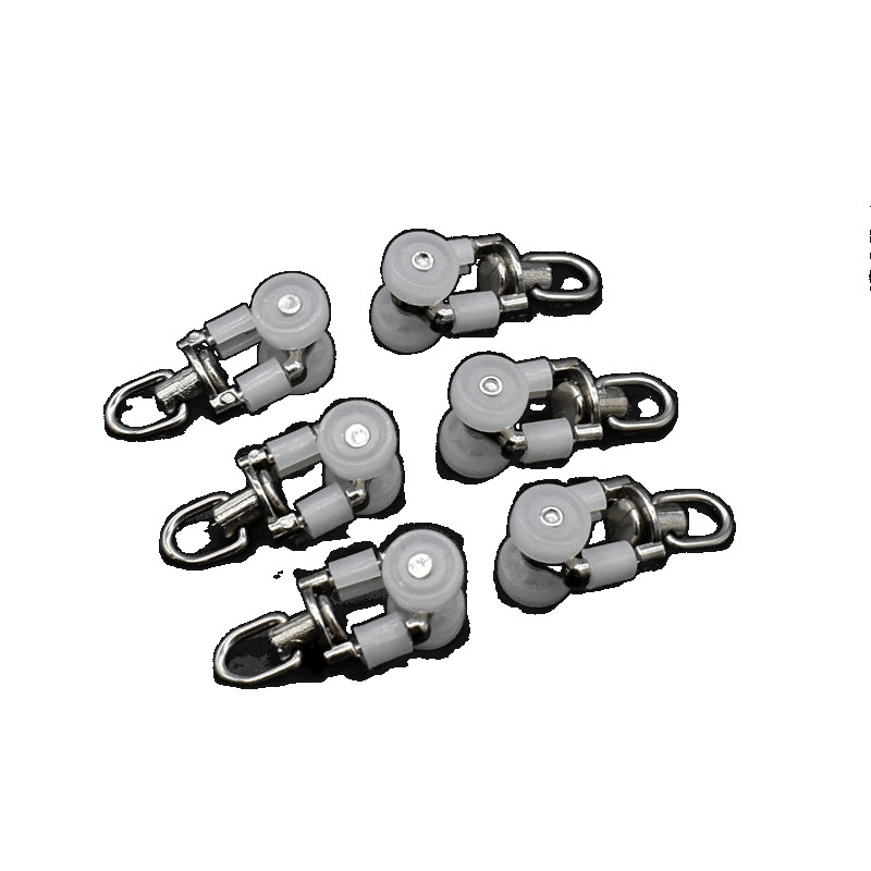 Curtain track accessories: universal sliding wheels, rollers, metal curved rails, straight rails, guide rails, hooks, rings, slides, running wheels, sliding wheels Item Picture