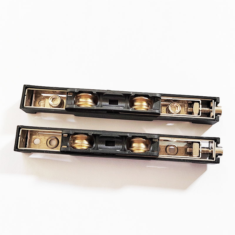 Sliding door pulley, 15 (18.5) *13*150 extremely narrow stainless steel long strip wheel, z4 bearing pure amber wheel full figure