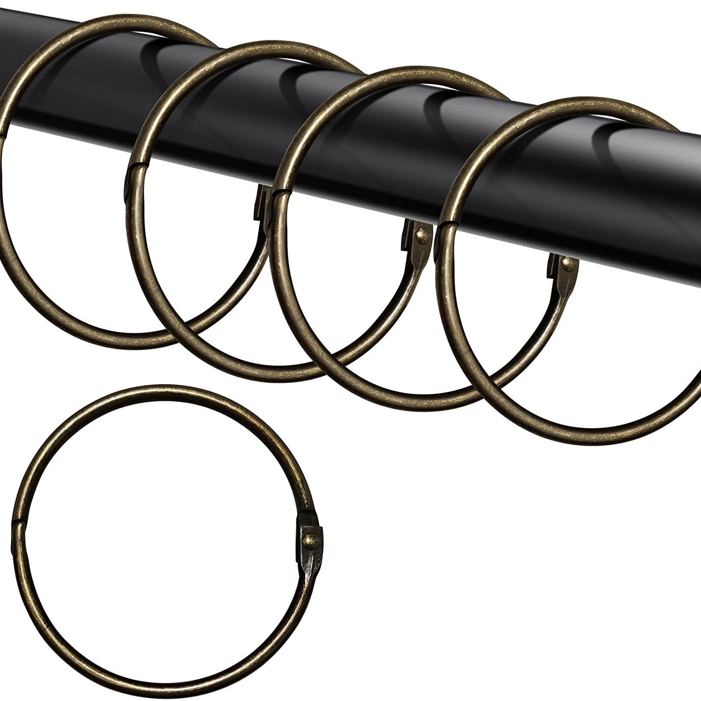 Factory stock open ring, curtain ring, bath curtain ring, open iron ring, 50MM inner diameter bath curtain ring Application Scenario